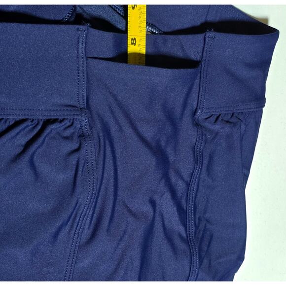Lands End Swim Shorts 3" Modest UPF 50 Boyshort Panty Liner Sz 18 XXL Navy Blue - Picture 6 of 13
